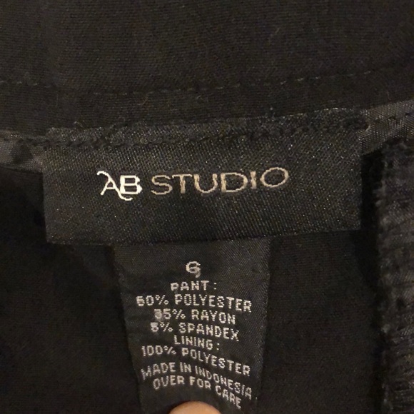 Cropped Trouser Style Black Pants - Picture 7 of 11